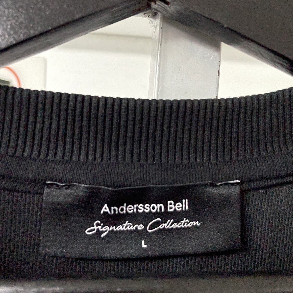앤더슨벨 블랙 맨투맨 L 상품이미지5