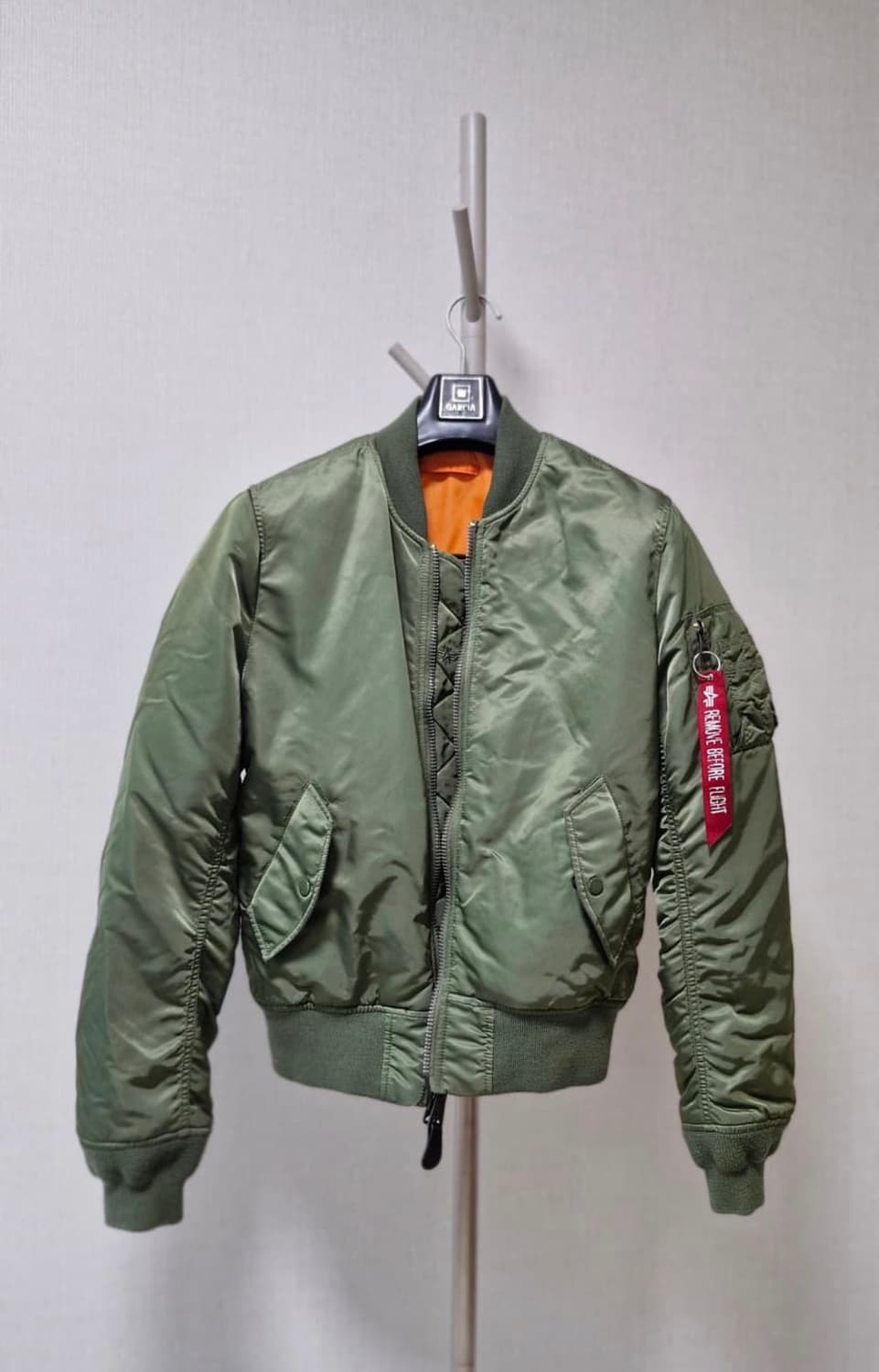 알파인더스트리 MA-1 카키 s 상품이미지1