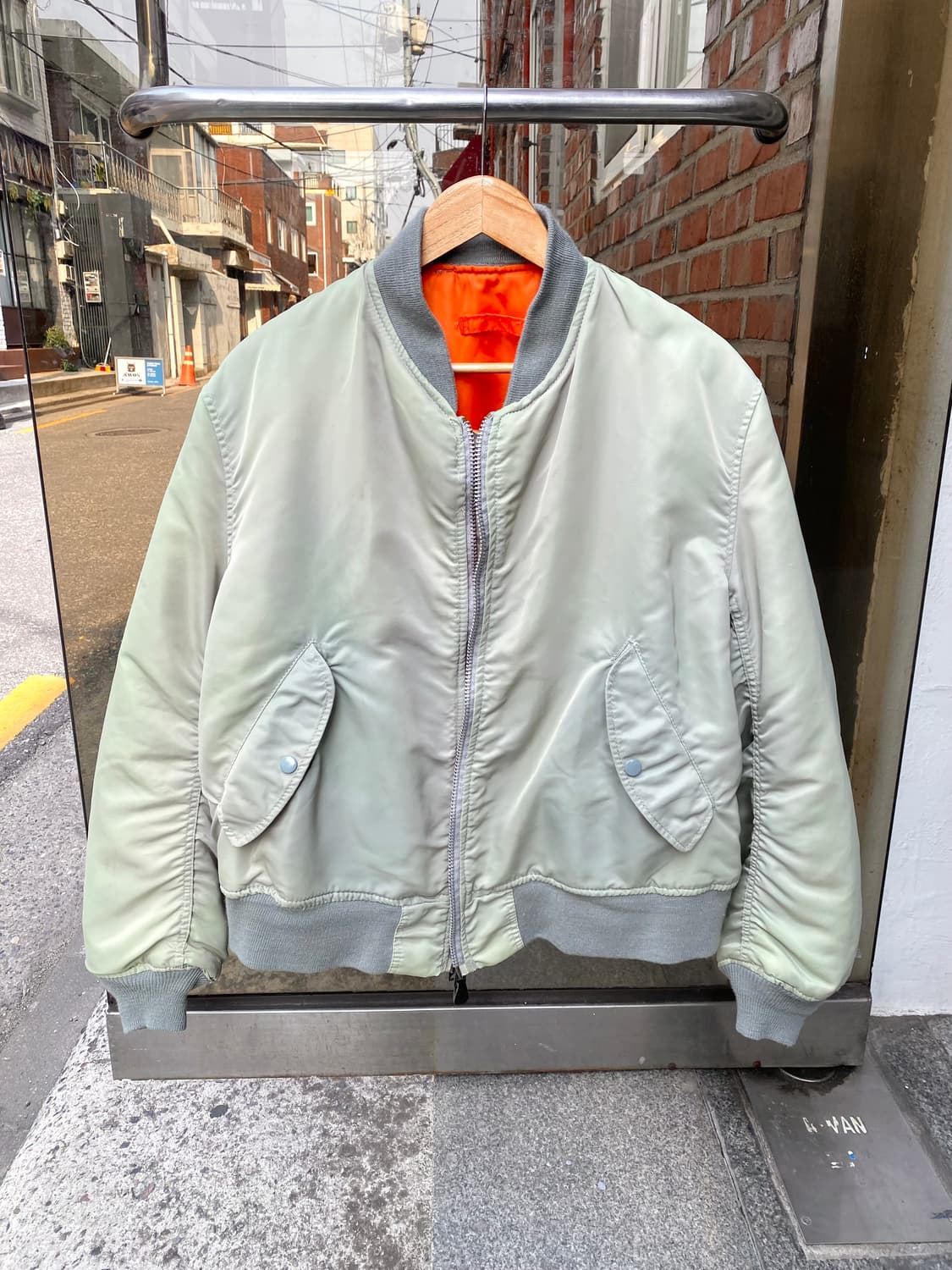 80~90s ALPHA INDUSTRIES sun faded ma-1 상품이미지6