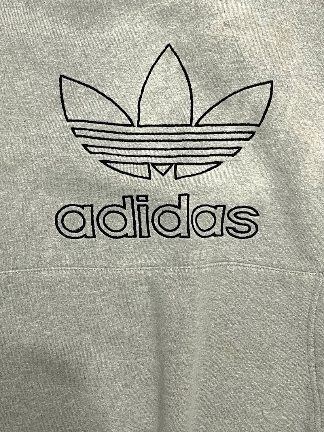 아디다스 빅로고 기모 후드티 (남녀공용 상품이미지4