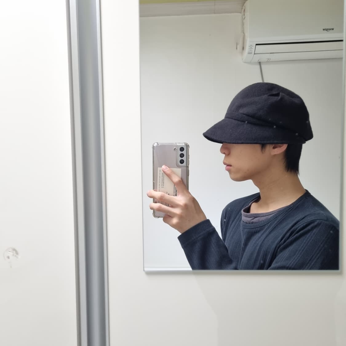 CROLLA 울 빅 캐스킷 블랙 상품이미지7
