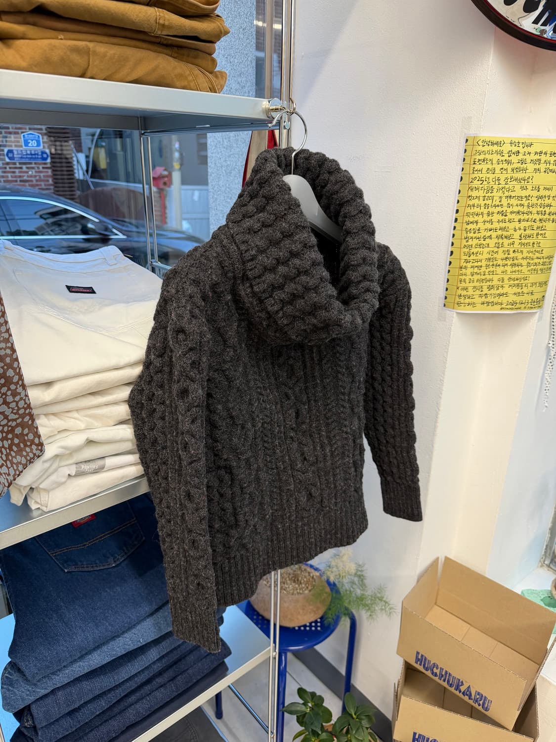 Vtg high neck sweater  상품이미지2