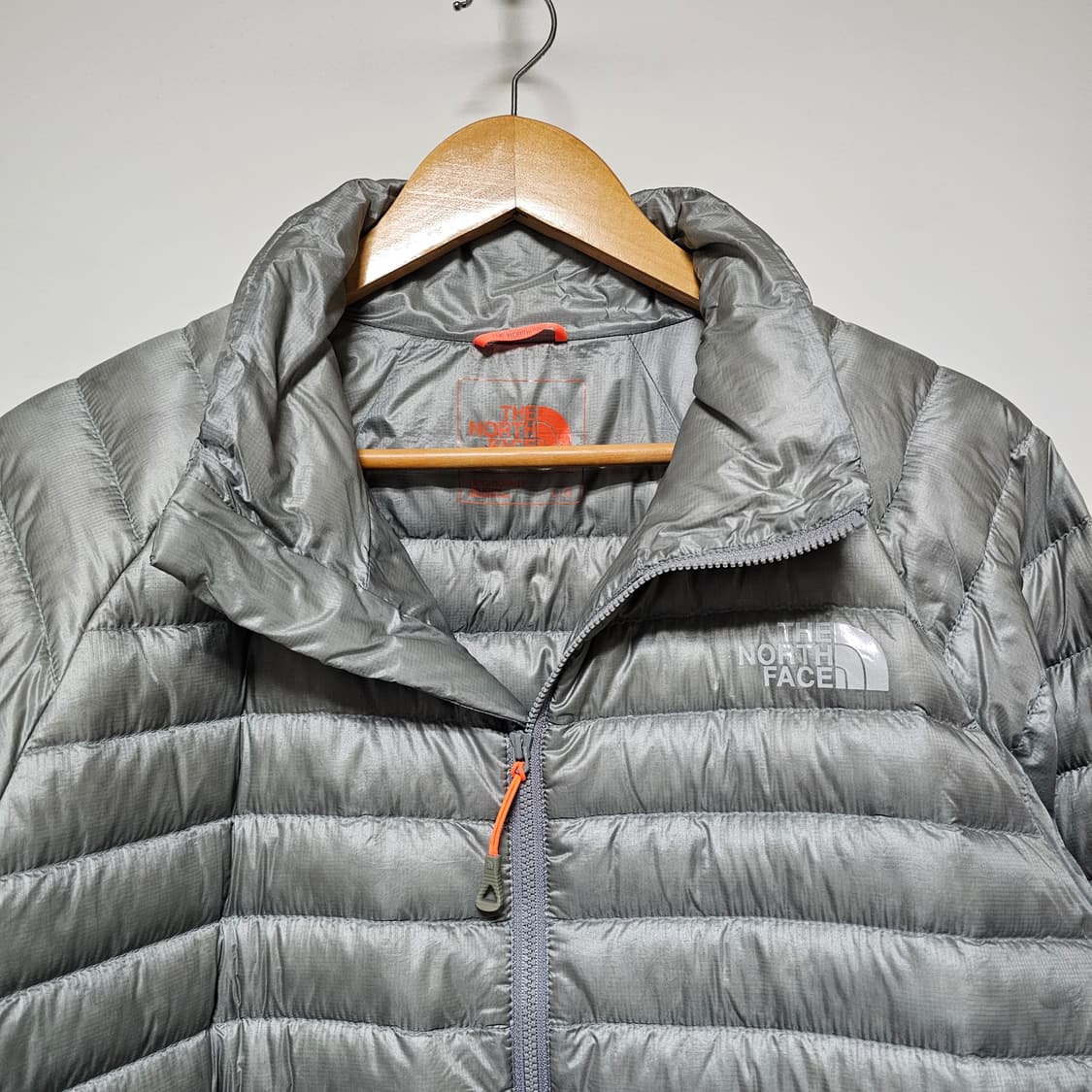 노스페이스 실버 그레이 800필 경량패딩 구스다운 L사이즈 상품이미지2