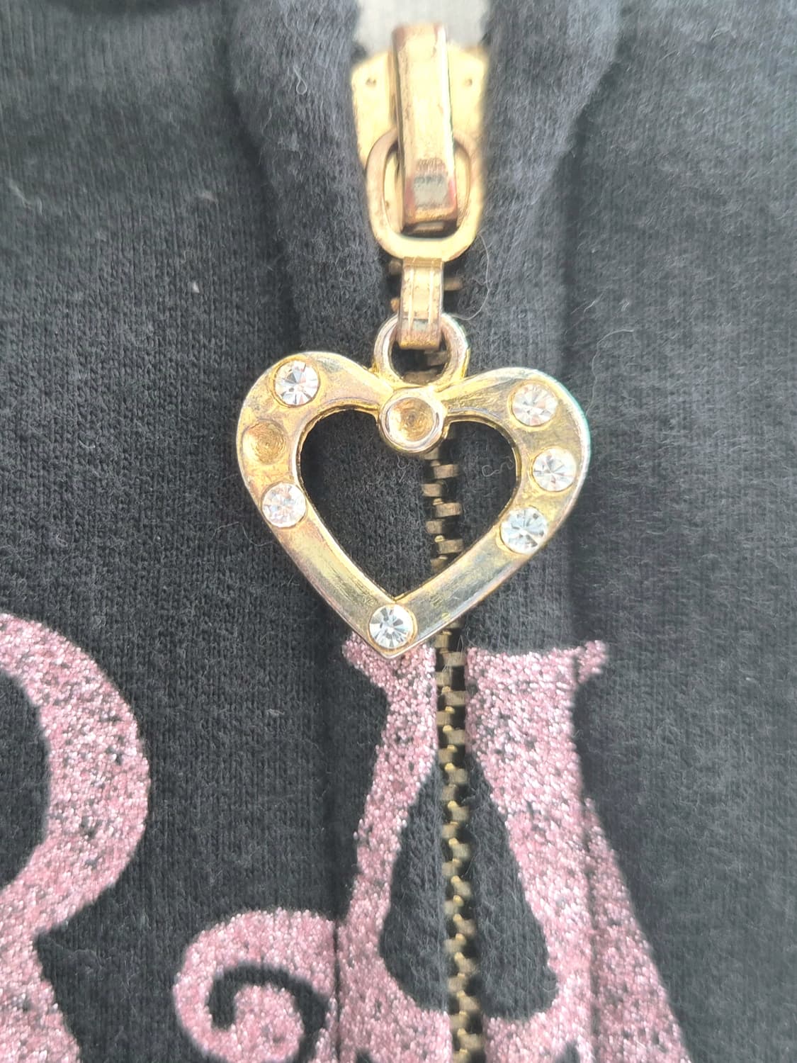 트랄라라 글리터 레터링 유일매물 후드집업 히메갸루 오네갸루 상품이미지4