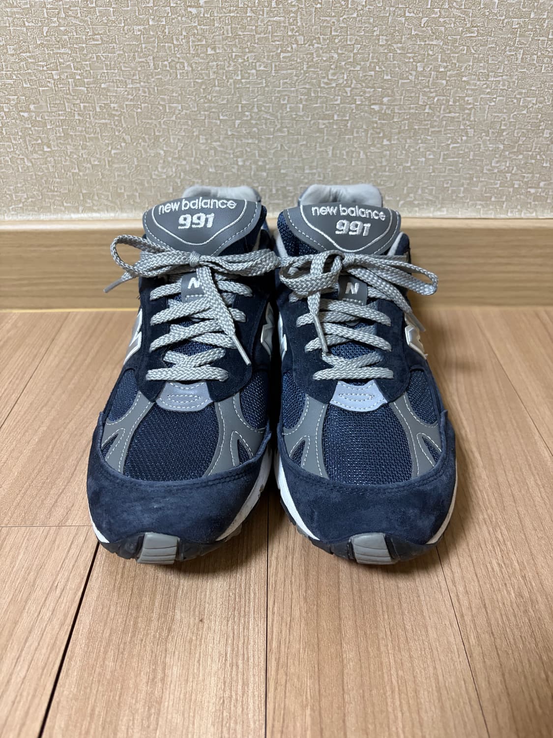 뉴발란스 991 메이드 인 UK 네이비 상품이미지4