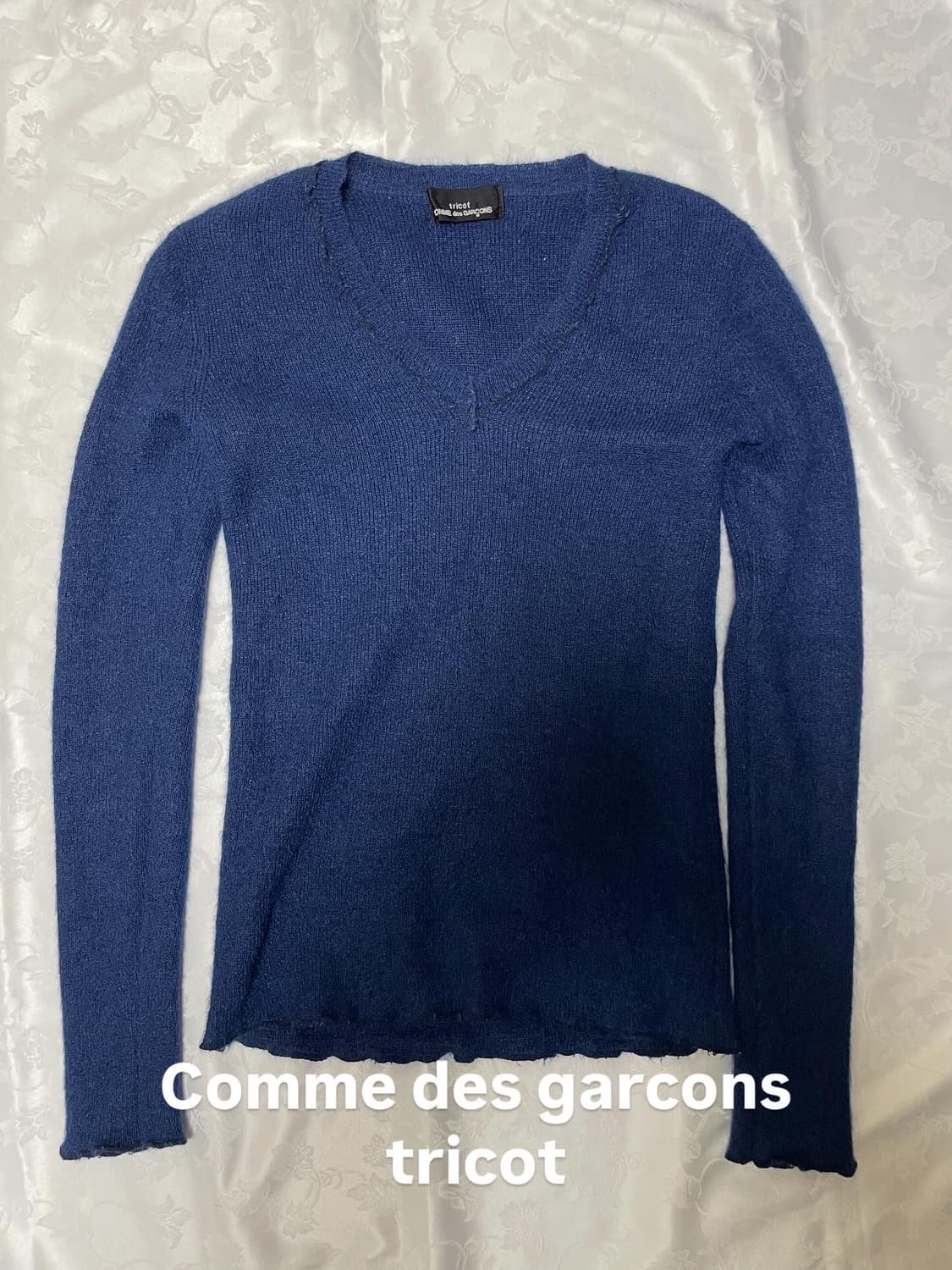 tricotCOMME des GARÇONS Navy Mohair knit 상품이미지1