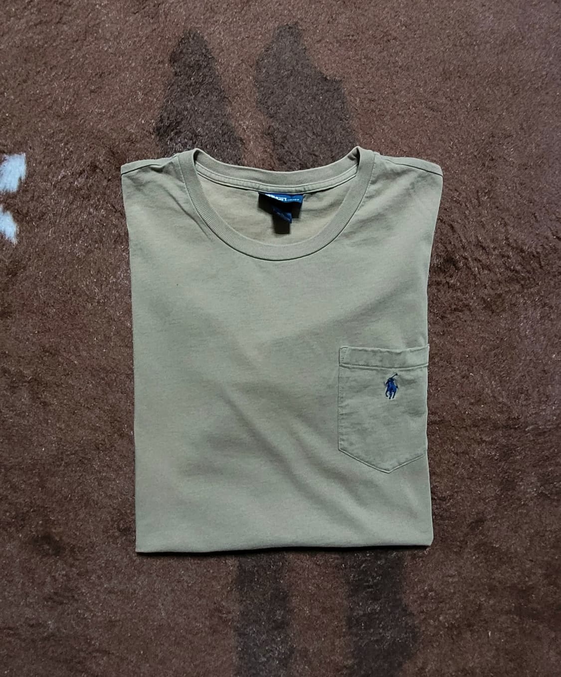 폴로 랄프로렌 남성용 올리브그린 반팔티(XL) 상품이미지5