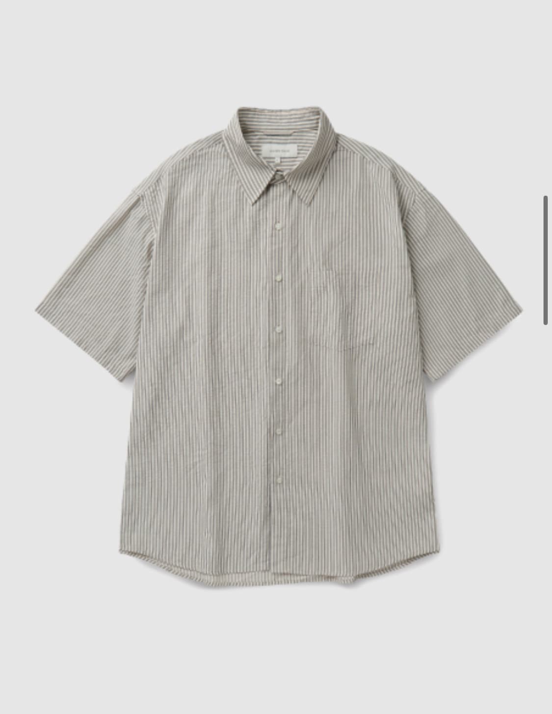 유니온블루 SEERSUCKER SUNDAY SHIRT BALCKSTIPE 상품이미지1