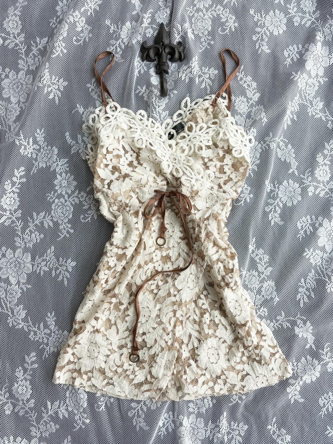 crochet lace dress 상품이미지1