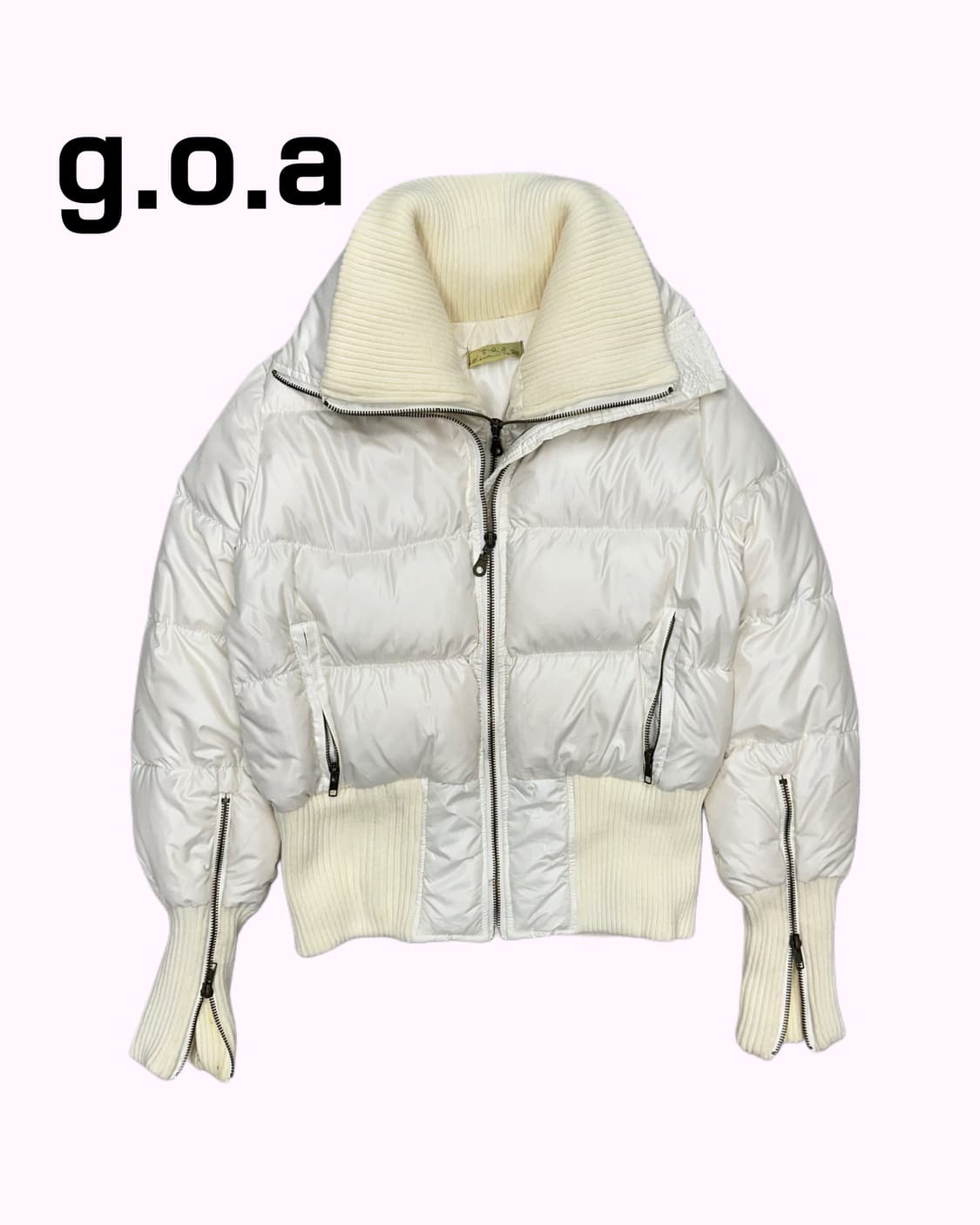 GOA layered high-neck down padding 상품이미지1