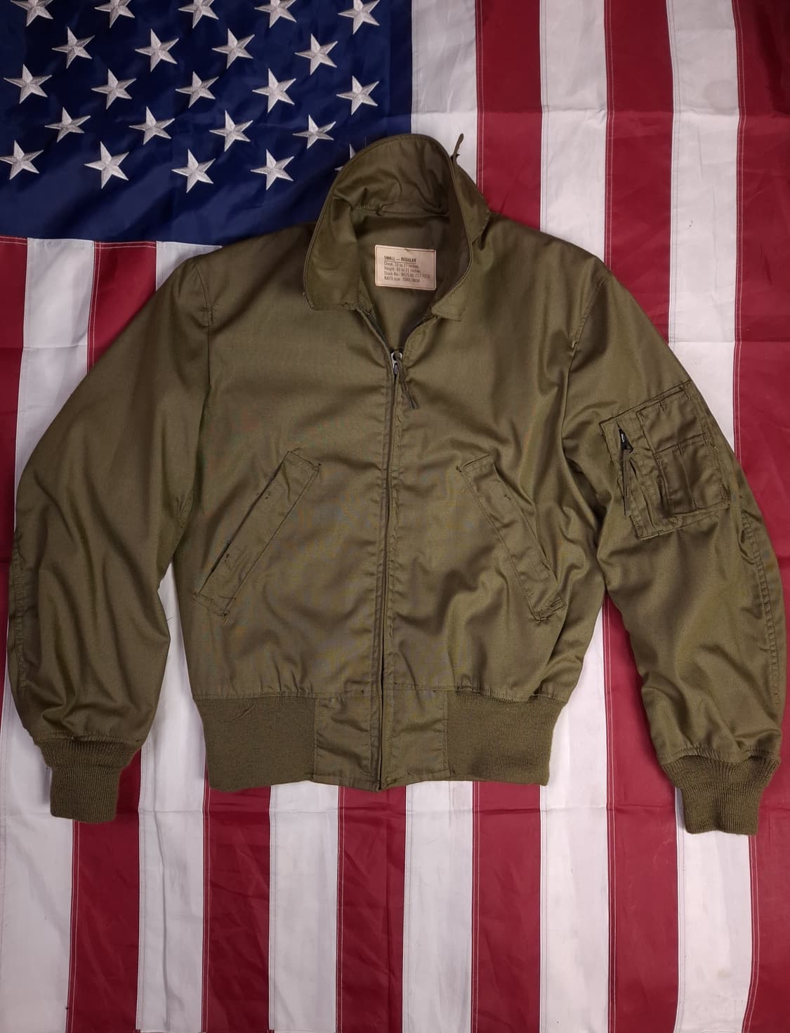 새제품 오리지날 초기형 70's 미군 CVC 노맥스 항공자켓 상품이미지1