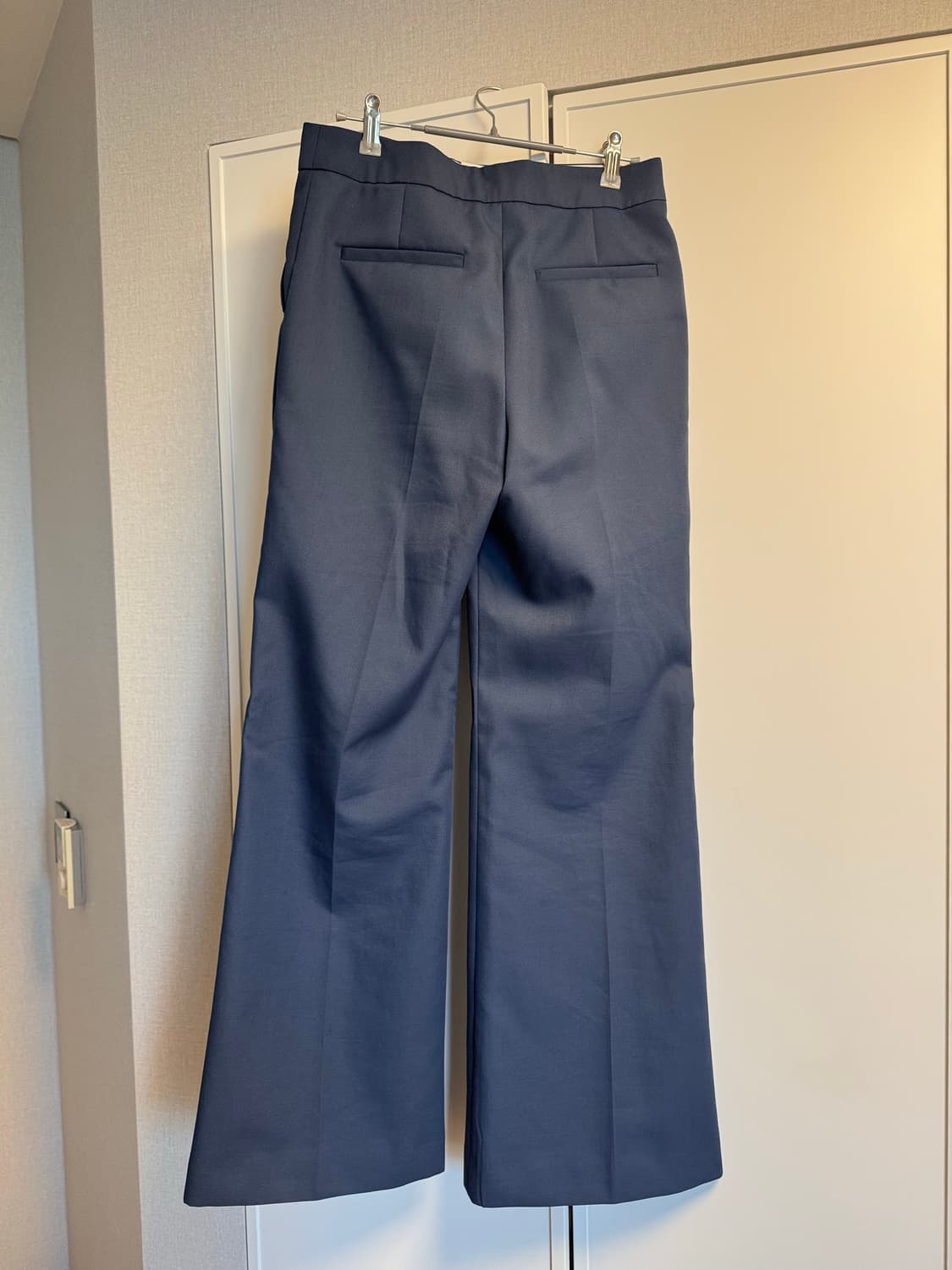 Recto 렉토 25ss 프렌치 플레어핏 팬츠 블루 상품이미지7