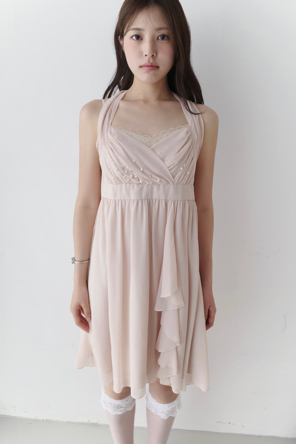 shirring frill dress 상품이미지3