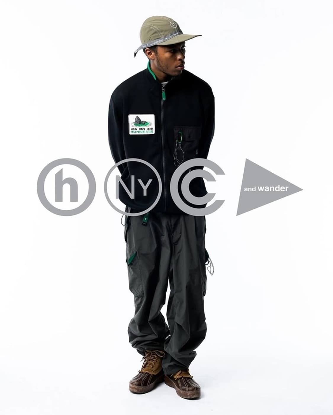 [2XL] 앤드원더 x 히든뉴욕 오버사이즈 카고팬츠 상품이미지3