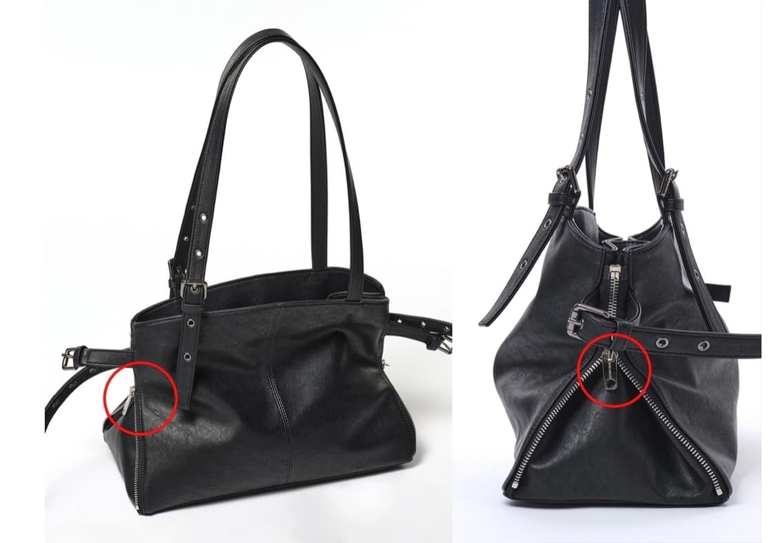 지퍼쇼퍼백 zipper shopper bag M 상품이미지3