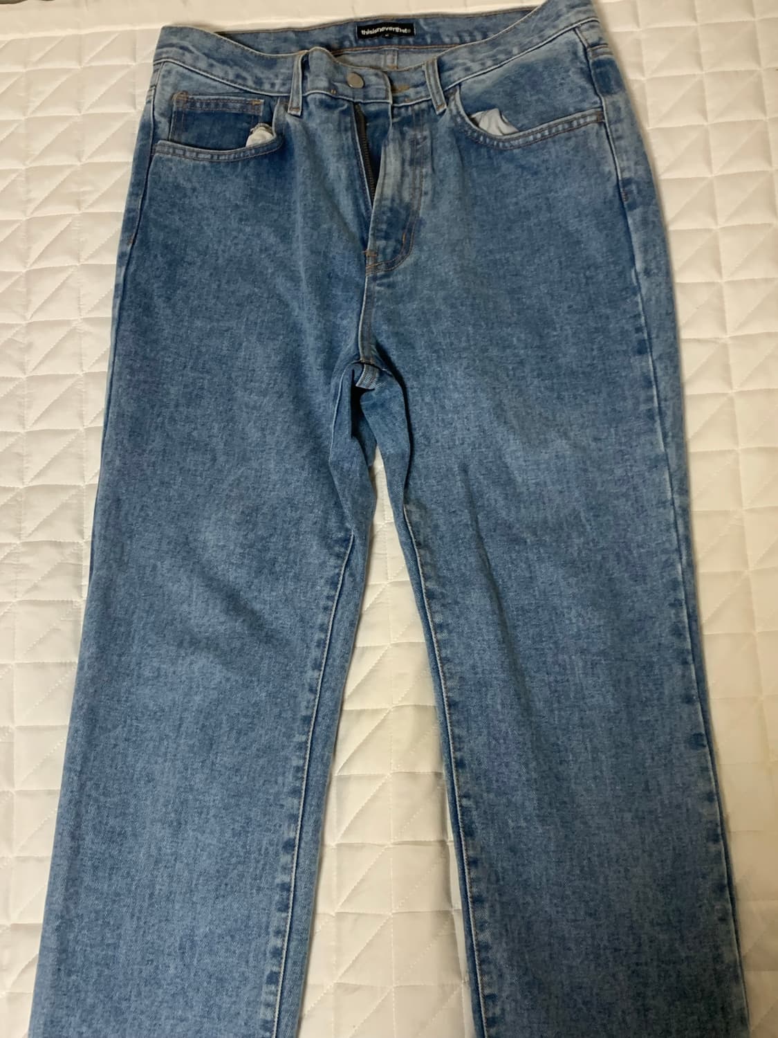 (M) 디스이즈네버댓 데님팬츠 상품이미지1