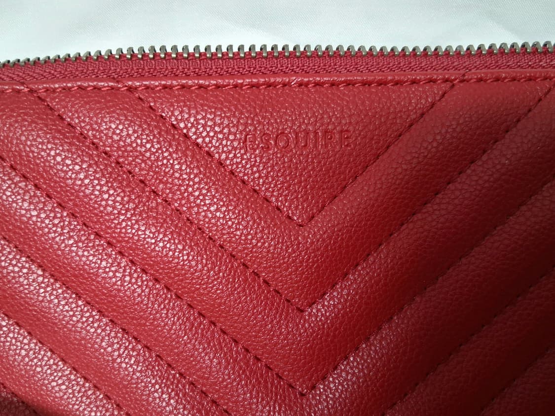 에스콰이아 레드 퀼팅 크로스백#새상품 상품이미지8