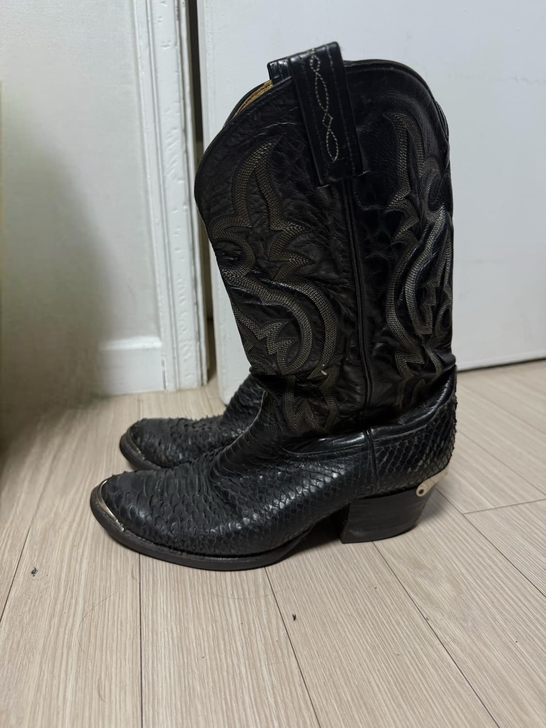 토니리마 뱀피 메탈찡 웨스턴부츠 상품이미지5