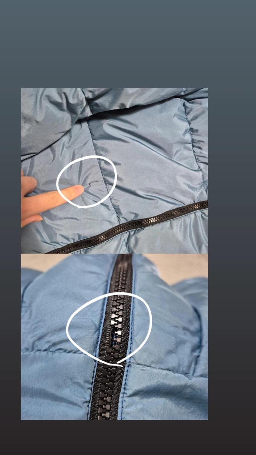 정품 스톤아일랜드 크링클랩스 패딩자켓 M-95 상품이미지7