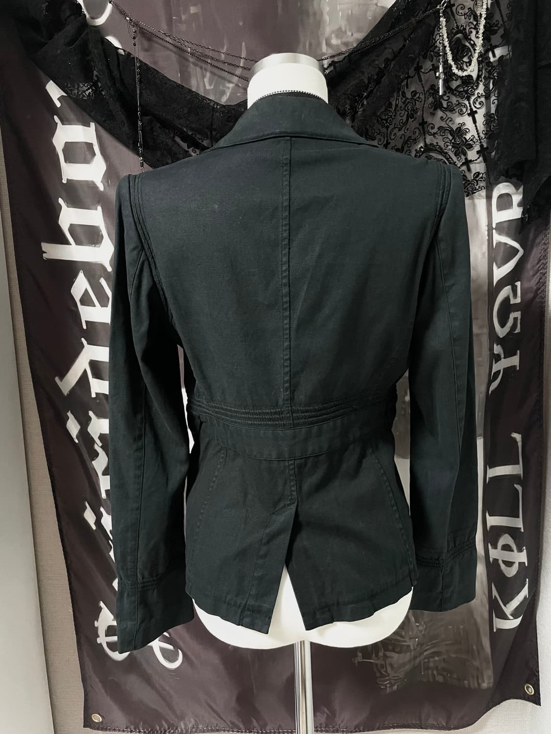 Rare* 츠모리치사토 벨티드 린넨 자켓 gomme 꼼데st 핀터레스트 상품이미지5