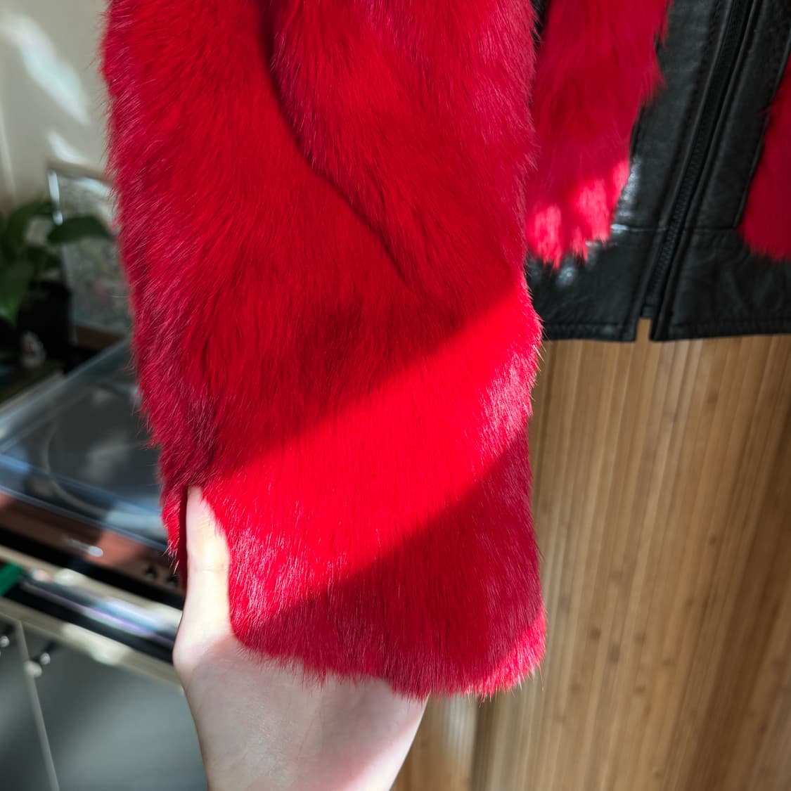 리얼 래빗퍼 무스탕  상품이미지4