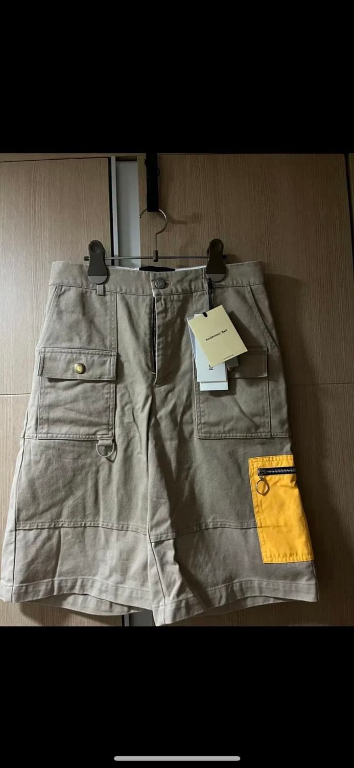 앤더슨벨 멀티 포켓 치노 쇼츠 베이지 S 팝니다 상품이미지1