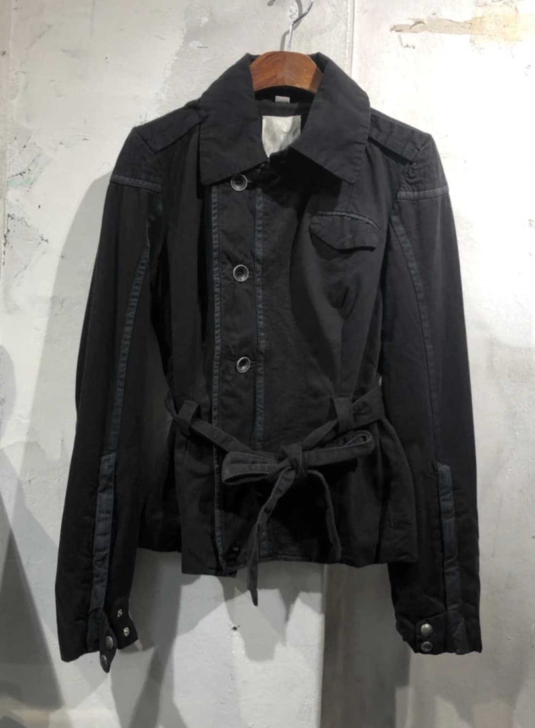 [1128]Diesel black belted jacket 상품이미지4