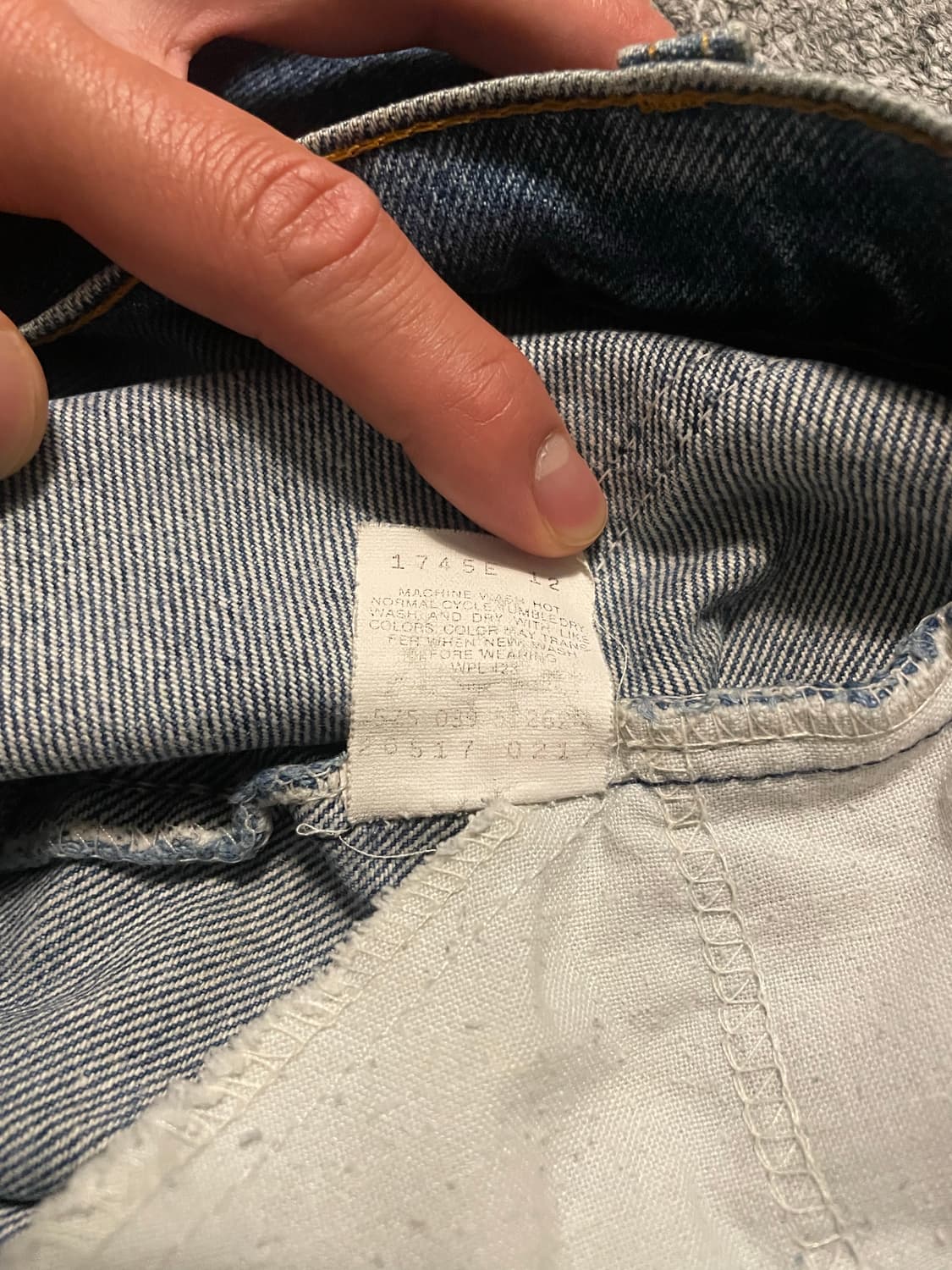 90s 리바이스 517 오렌지탭 데님 [36X36] 상품이미지6