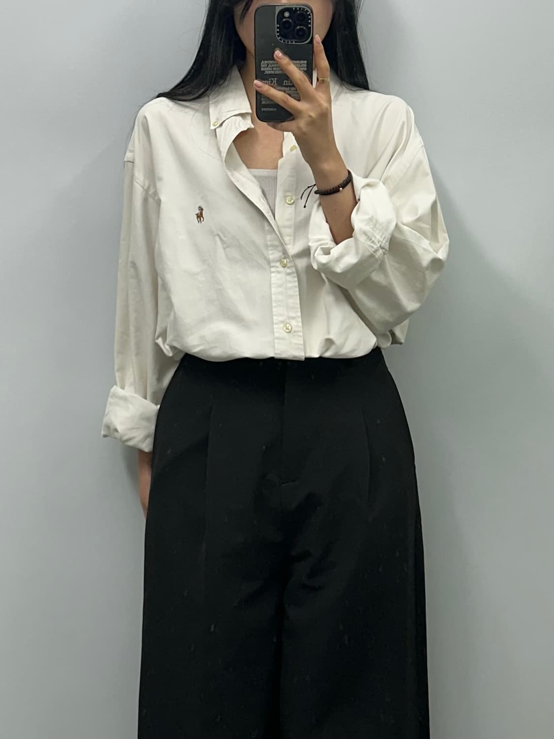 폴로 랄프로렌 화이트 옥스포드 셔츠 상품이미지1