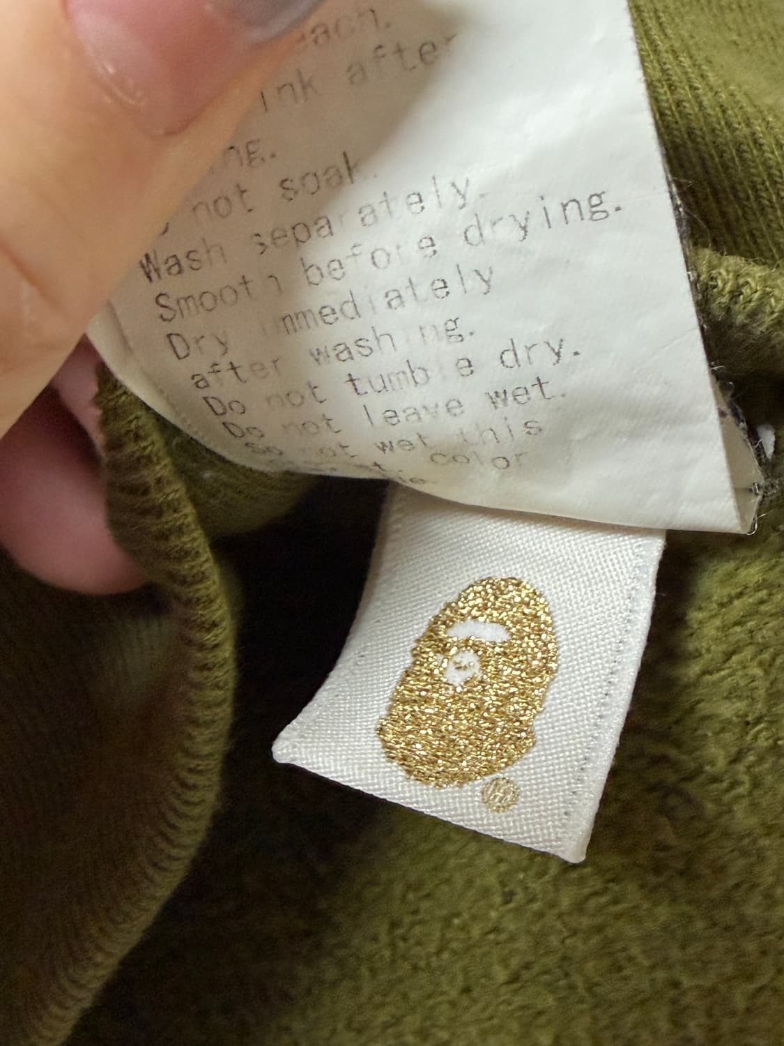 베이프 카모 크루넥 맨투맨 상품이미지5