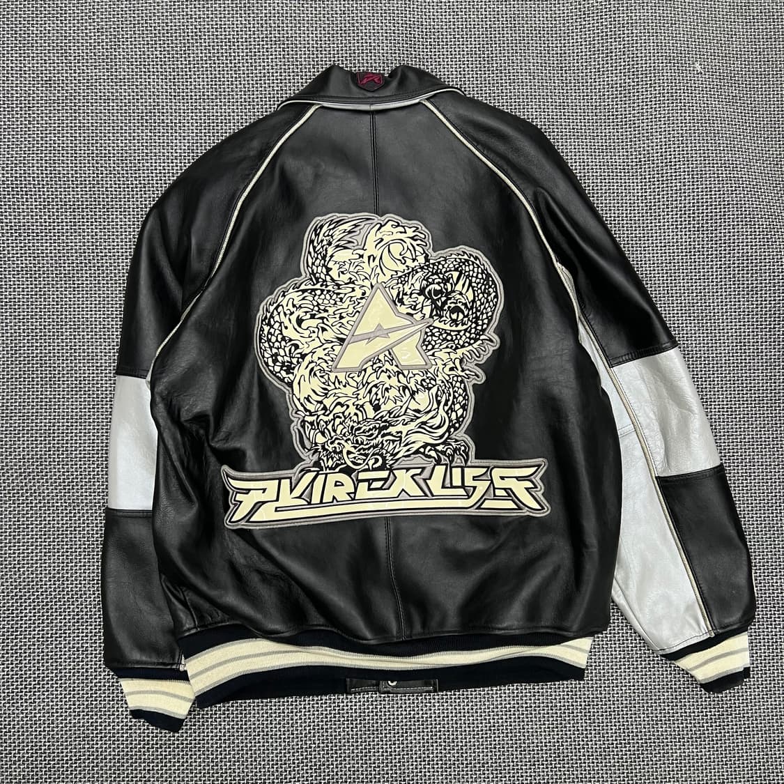 아비렉스 레더 바시티 자켓 L 상품이미지3