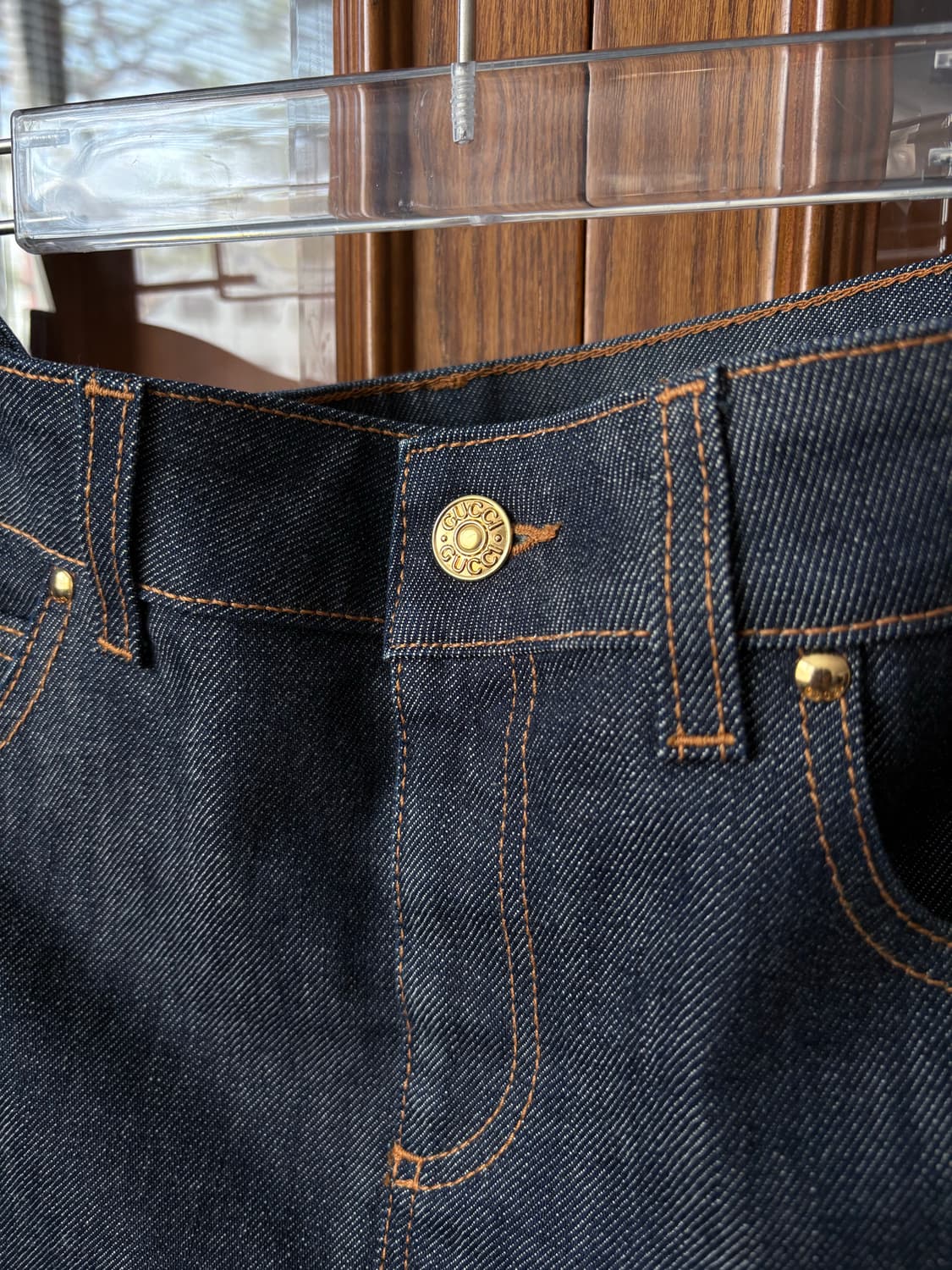 구찌 스타 패치 스트레치 데님 미니 스커트 상품이미지5