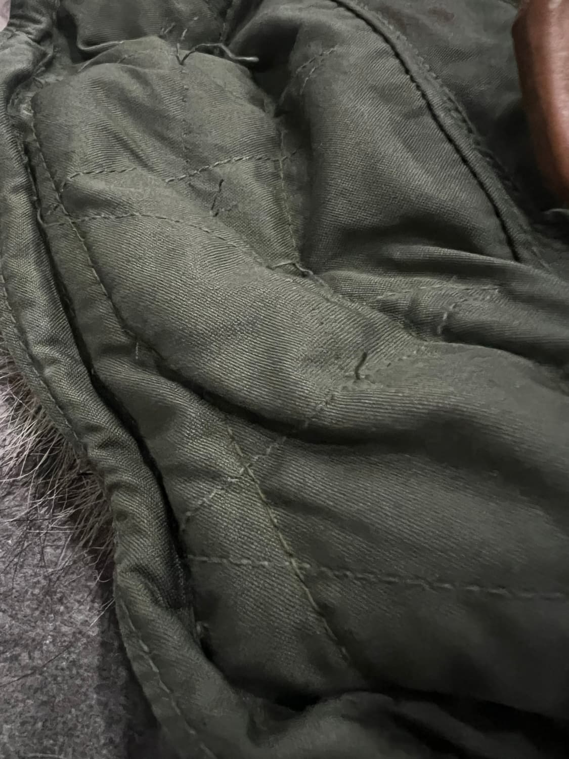 (S) M65 피쉬테일 오리지널 개파카 풀셋 코요테 퍼 상품이미지10