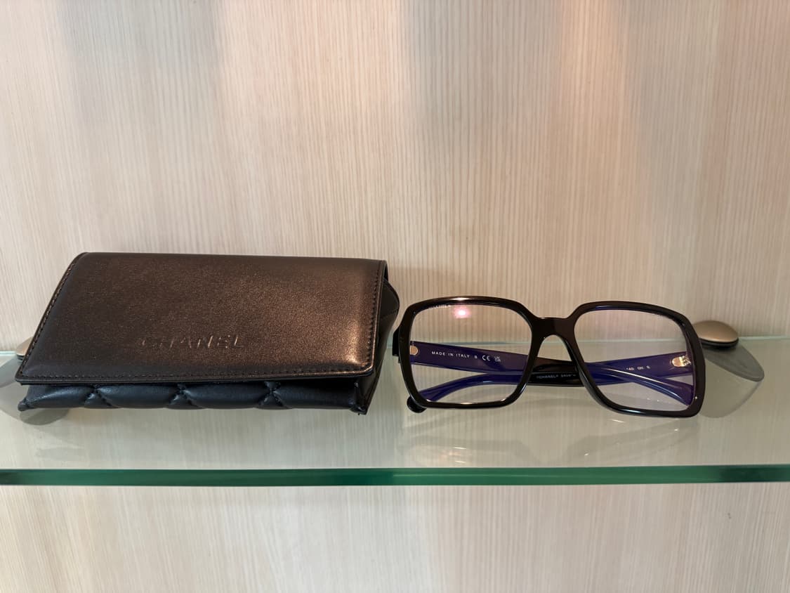 샤넬 블루라이트 스퀘어 프레임 아세테이트 상품이미지1