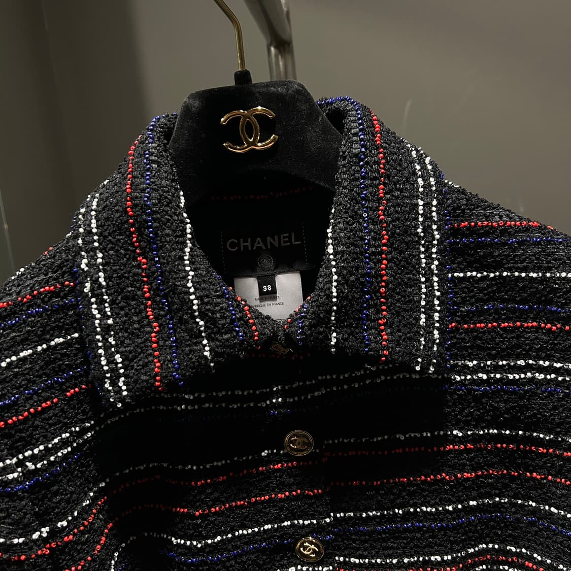 샤넬 23A 볼레로 트위드 자켓 상품이미지3