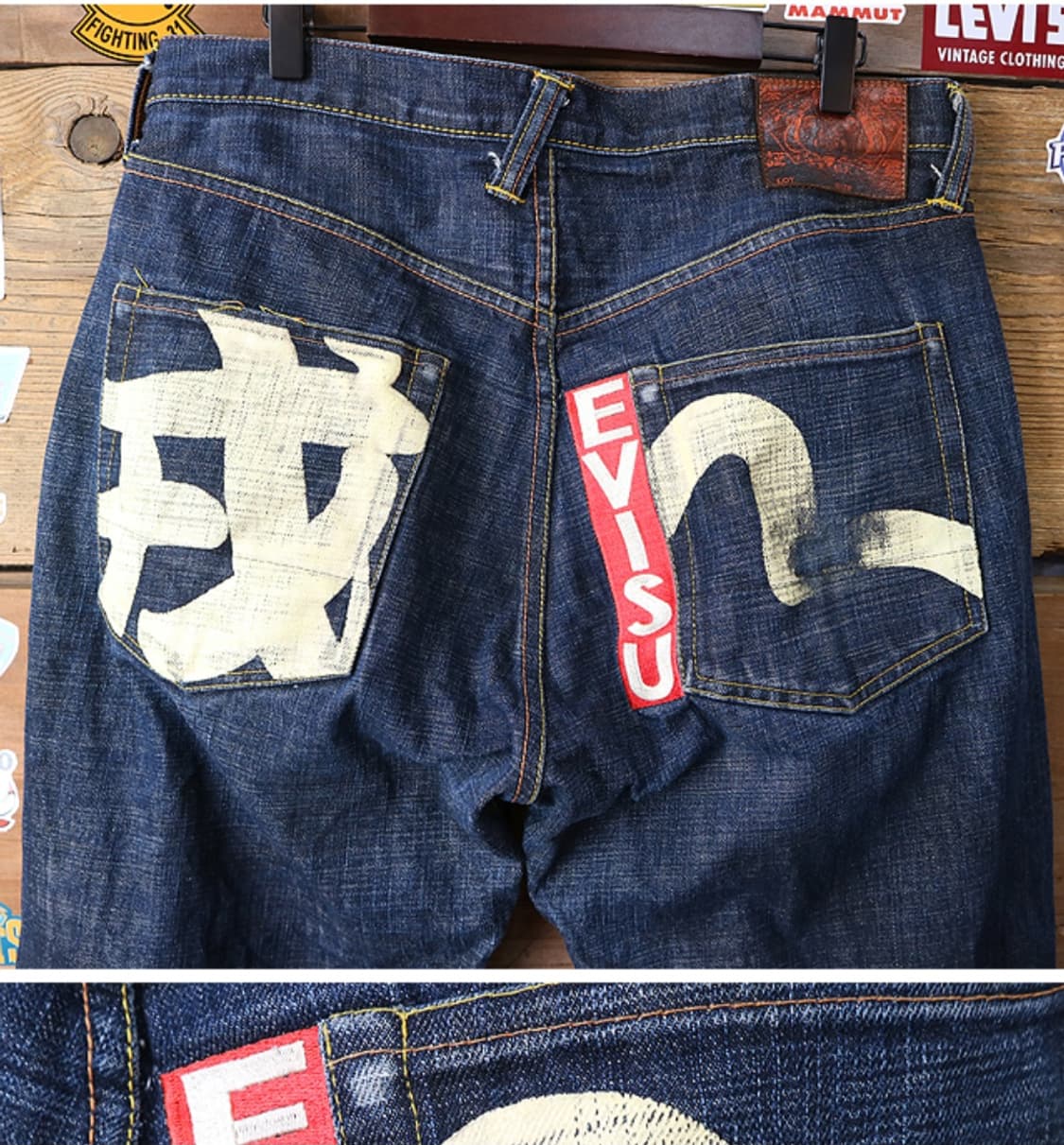 일본판 정품 EVISU 에비수 셀비지 데님 빅 레드텝
32-33 상품이미지5