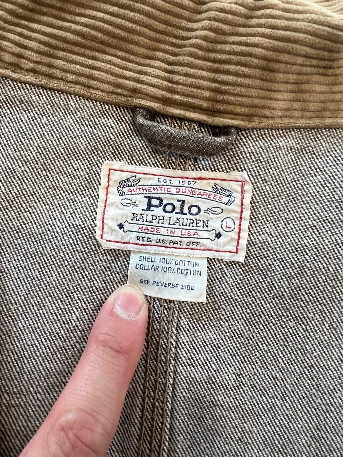 폴로 랄프로렌 덩가리 자켓 상품이미지7