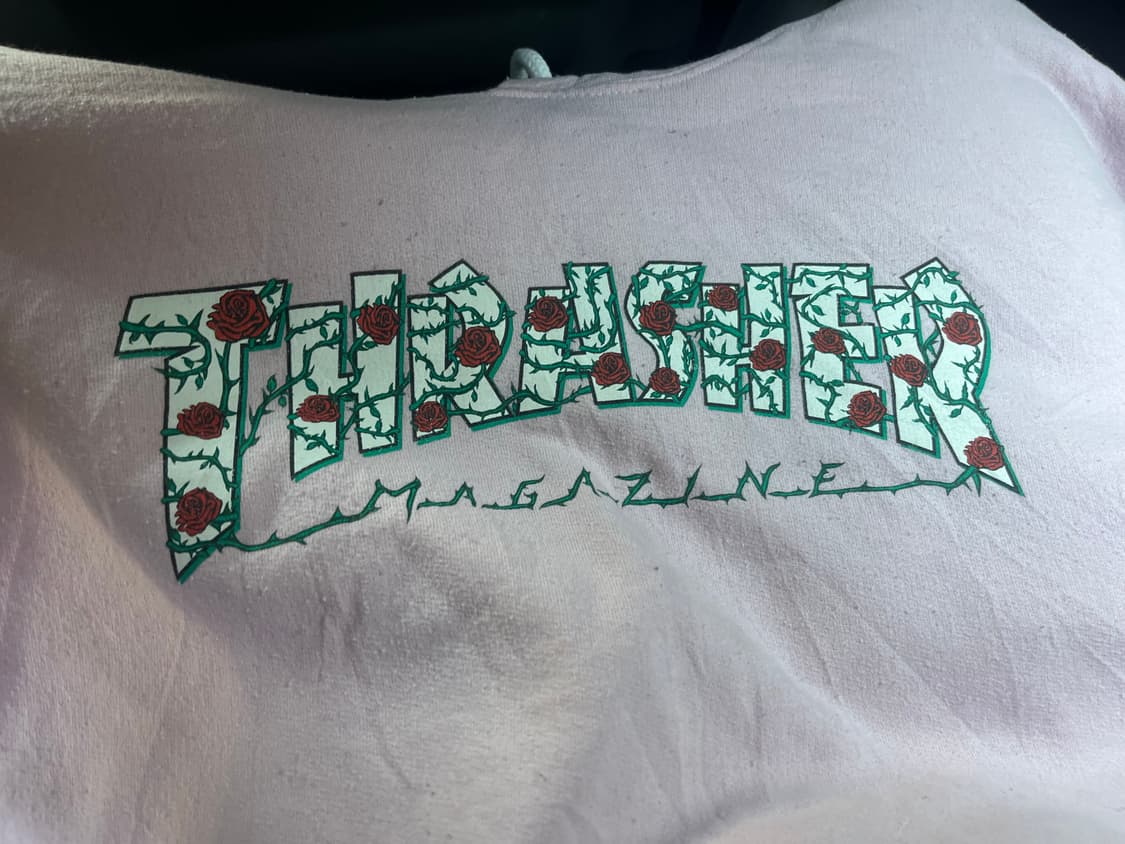 핑크 로즈 트레셔 후드티 상품이미지1