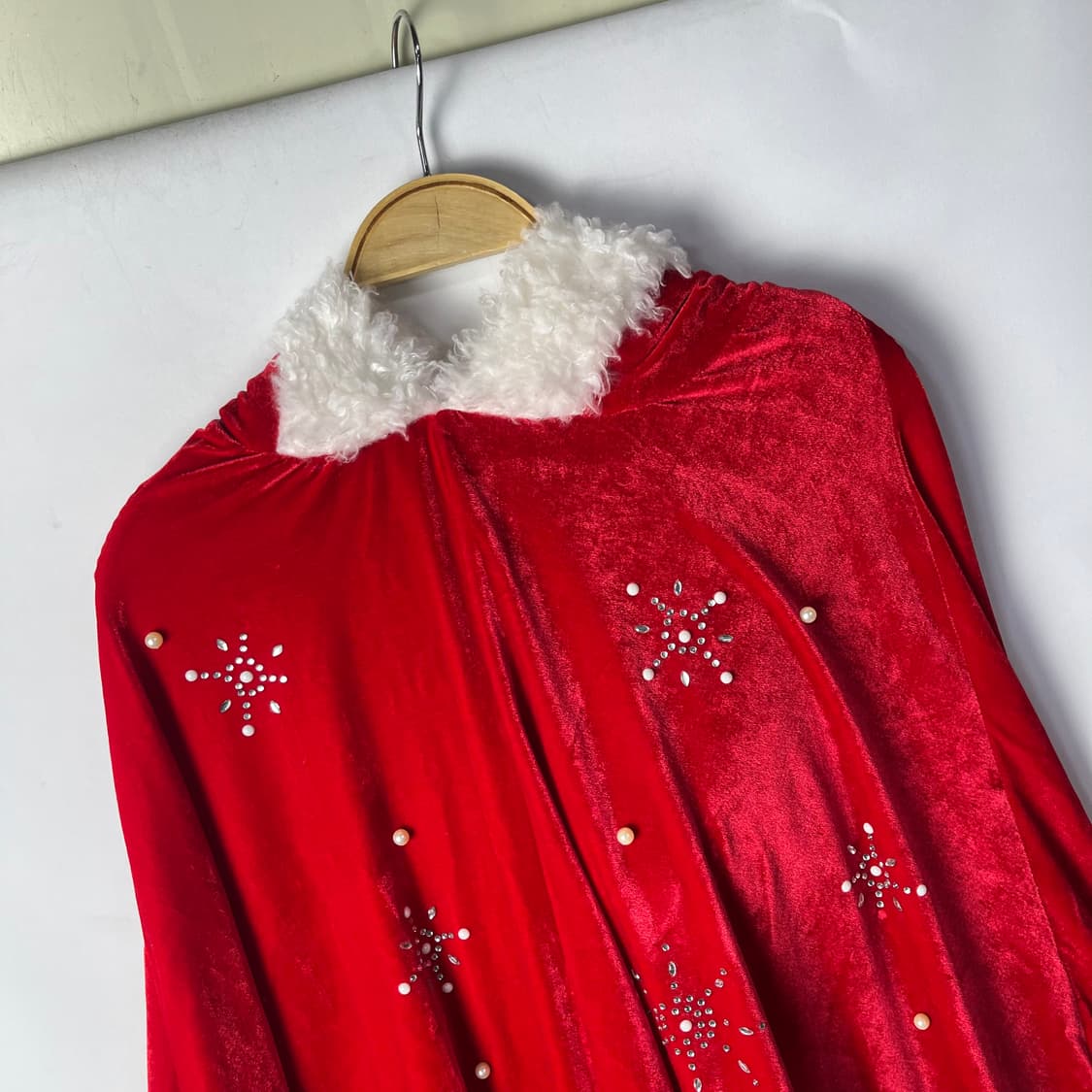 [JPN] 빈티지 크리스마스 벨벳 케이프 상품이미지2