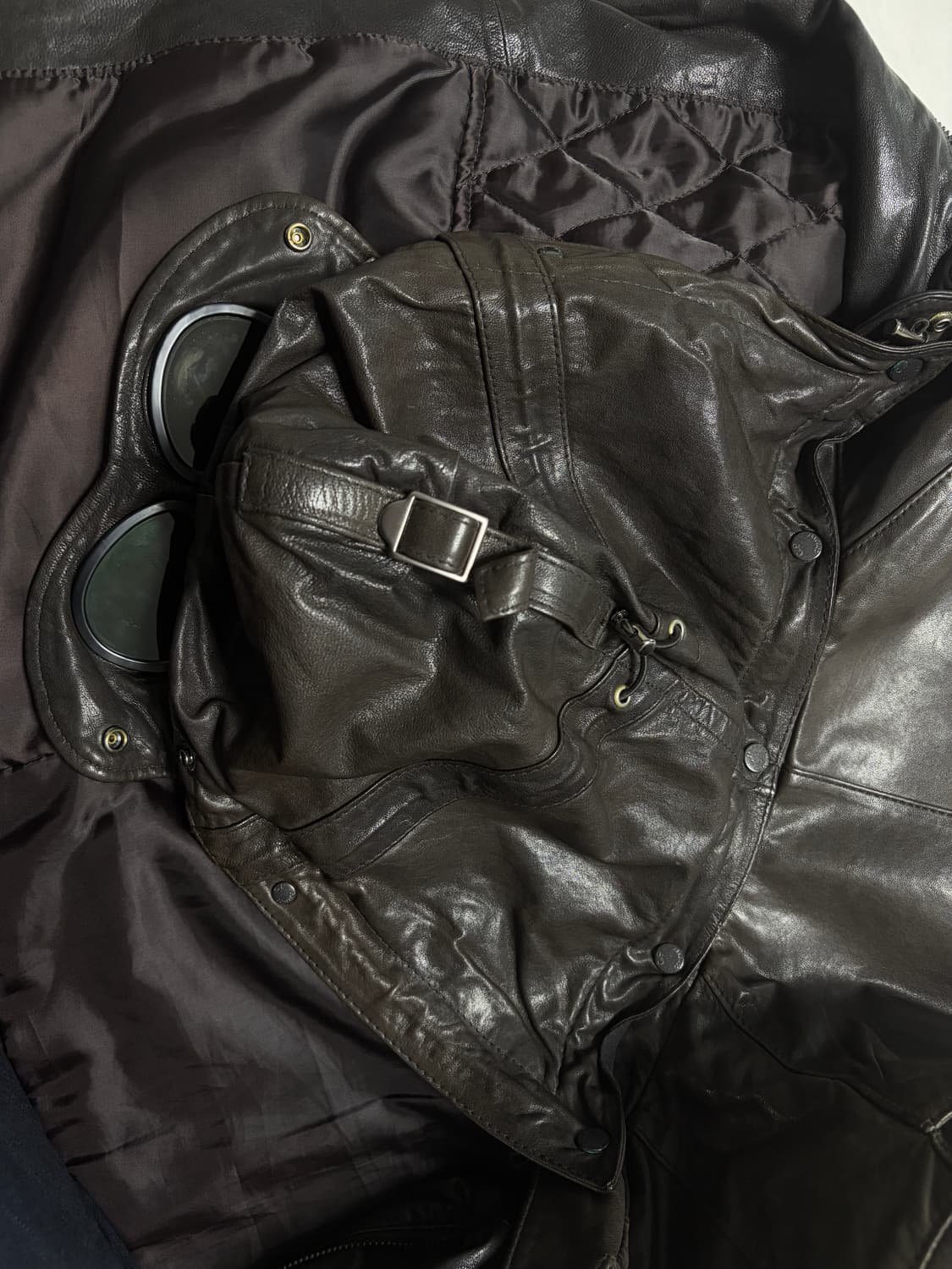00s C.P 컴퍼니 고글 레더 필드자켓  상품이미지7