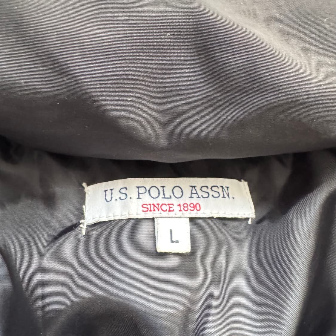 US POLO ASSN 일본빈티지 숏 패딩 폴로 빈티지패딩 L 100 상품이미지4