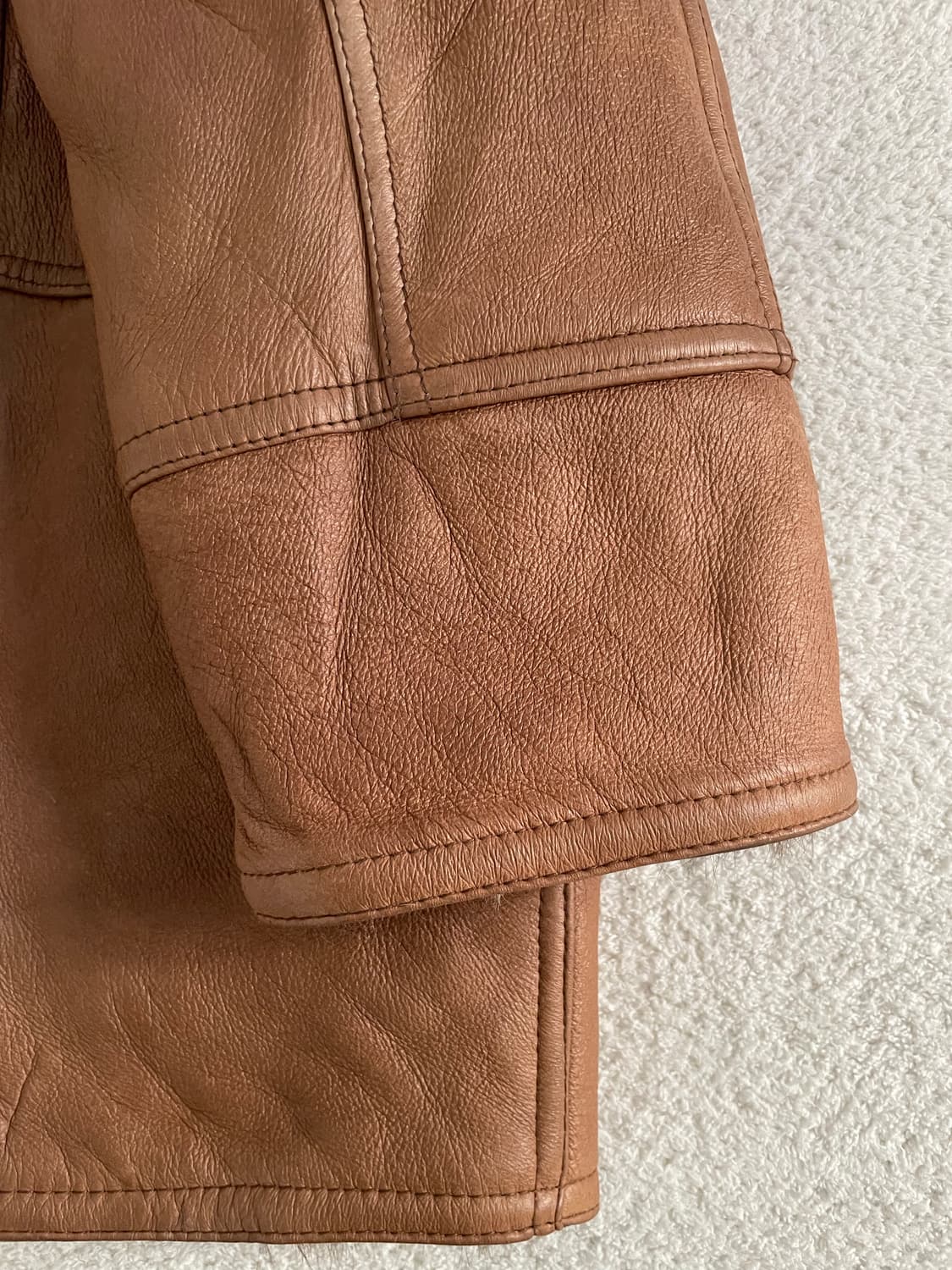 vintage double breasted sheepskin coat 상품이미지9