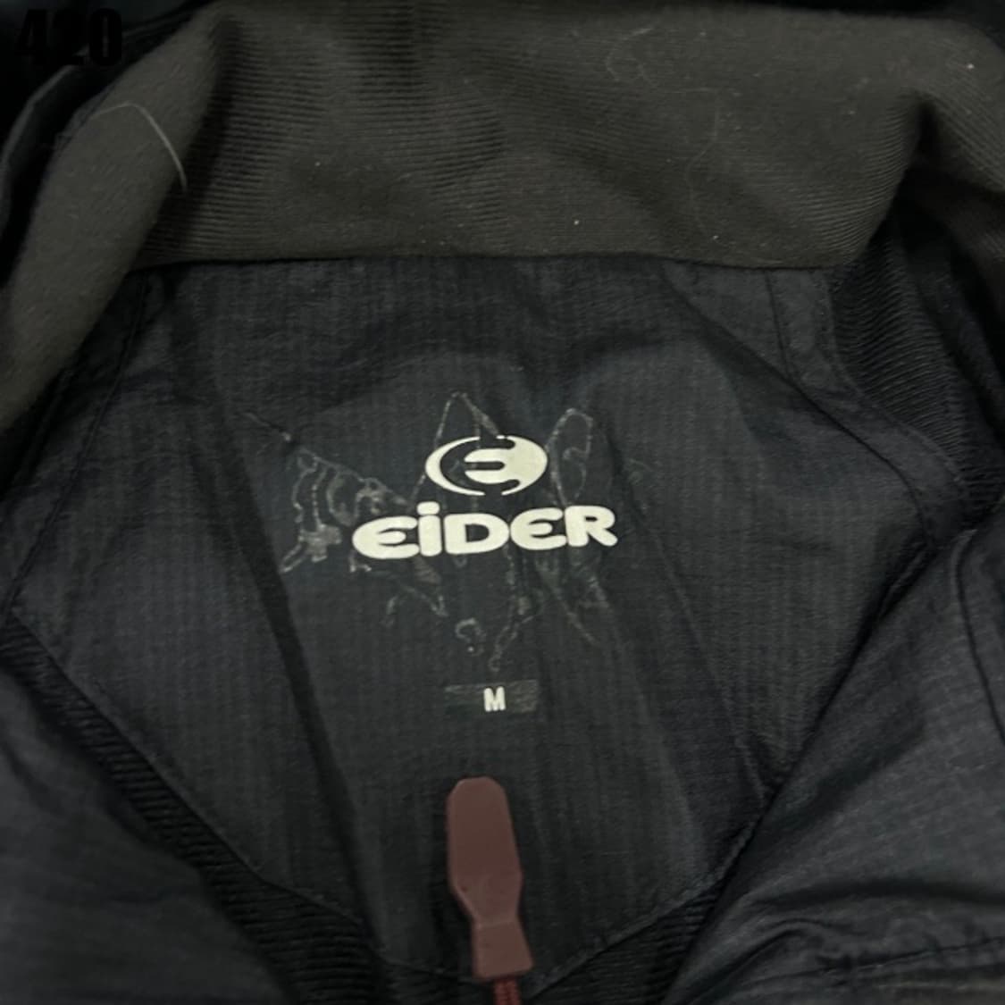 아이더 블랙/그레이 후드자켓 상품이미지2