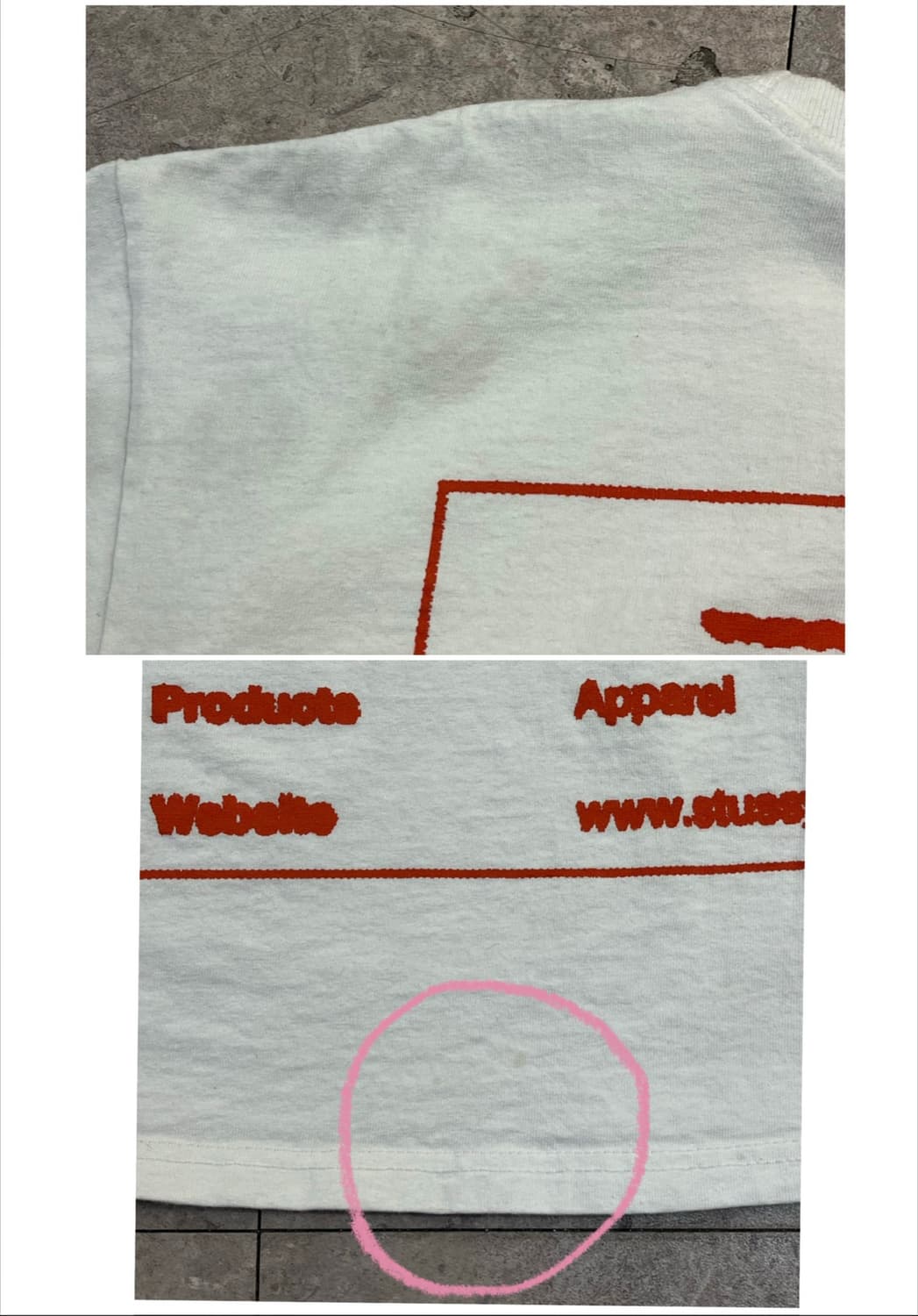 스투시 위키 반팔티 화이트 L #csz3229 상품이미지8