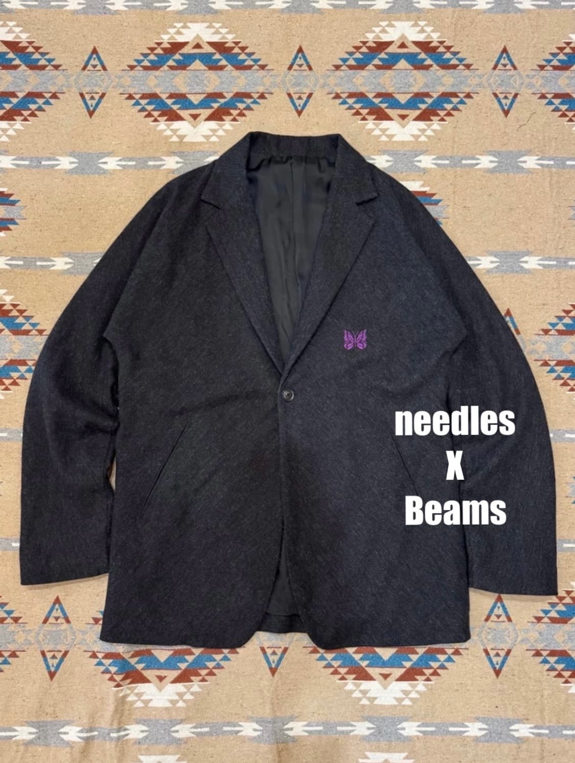 🖤블프할인 [L] 니들스 x 빔즈 마일스 울 자켓 상품이미지1