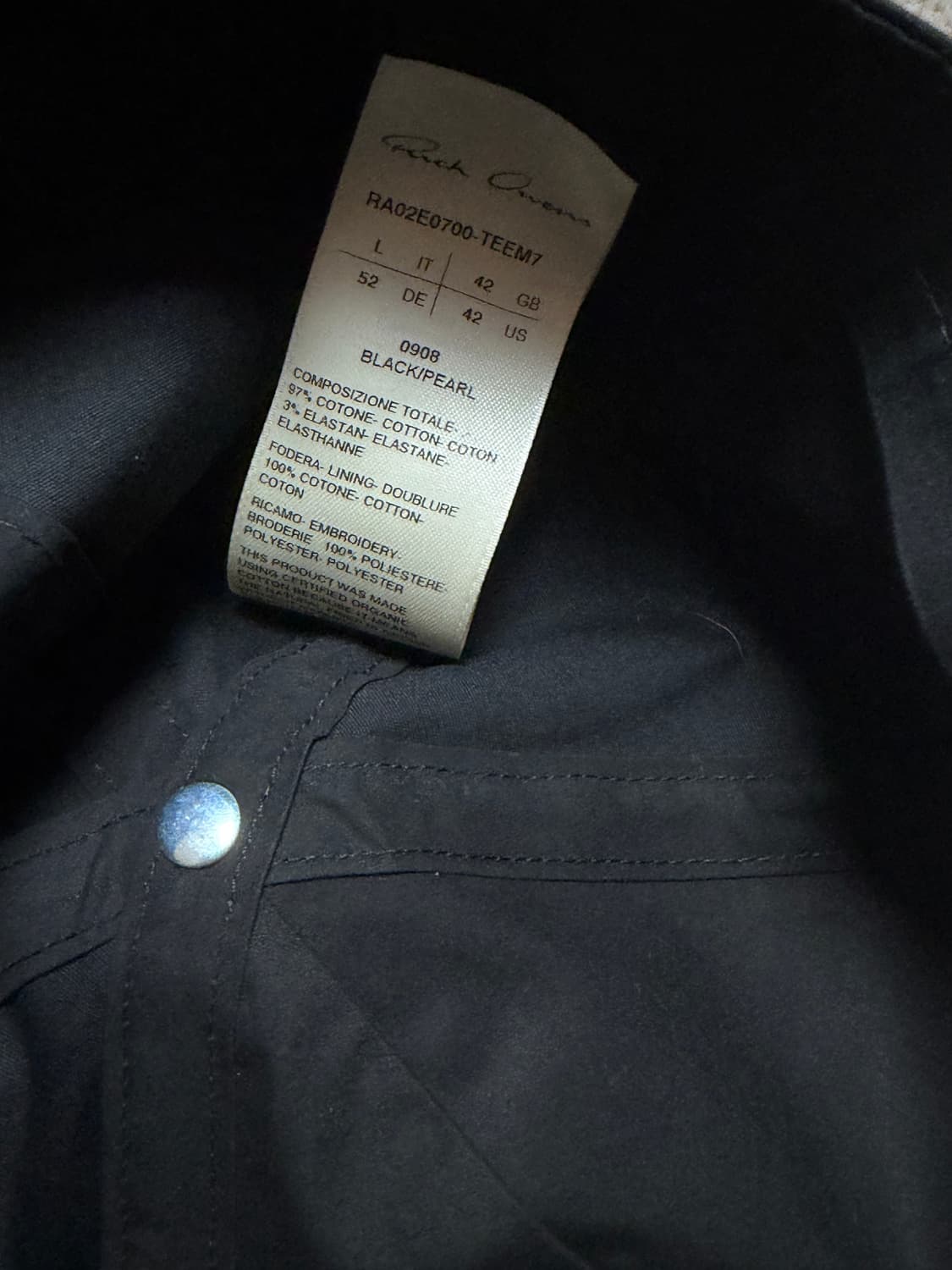 릭오웬스 25fw 모자 (거의새상품) 상품이미지6