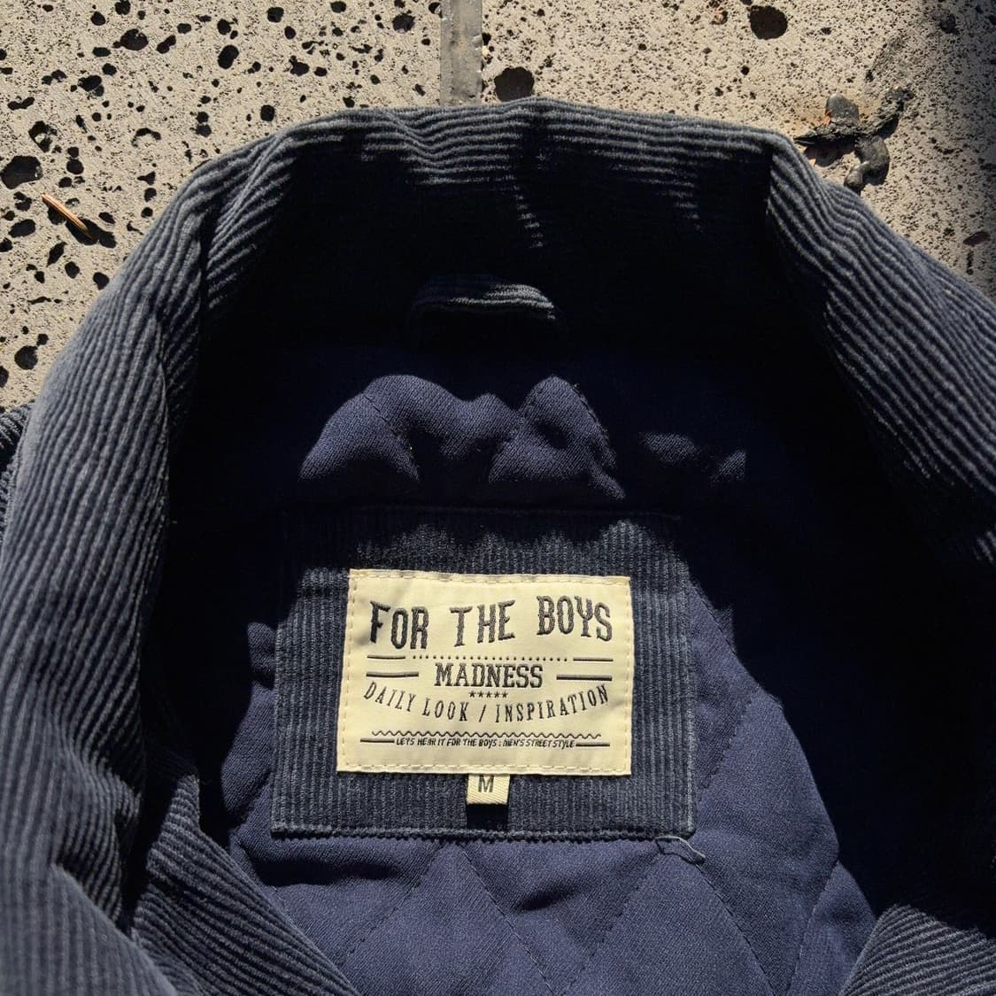 For the Boys / THE MADNESS 코듀로이 바시티 자켓 상품이미지9