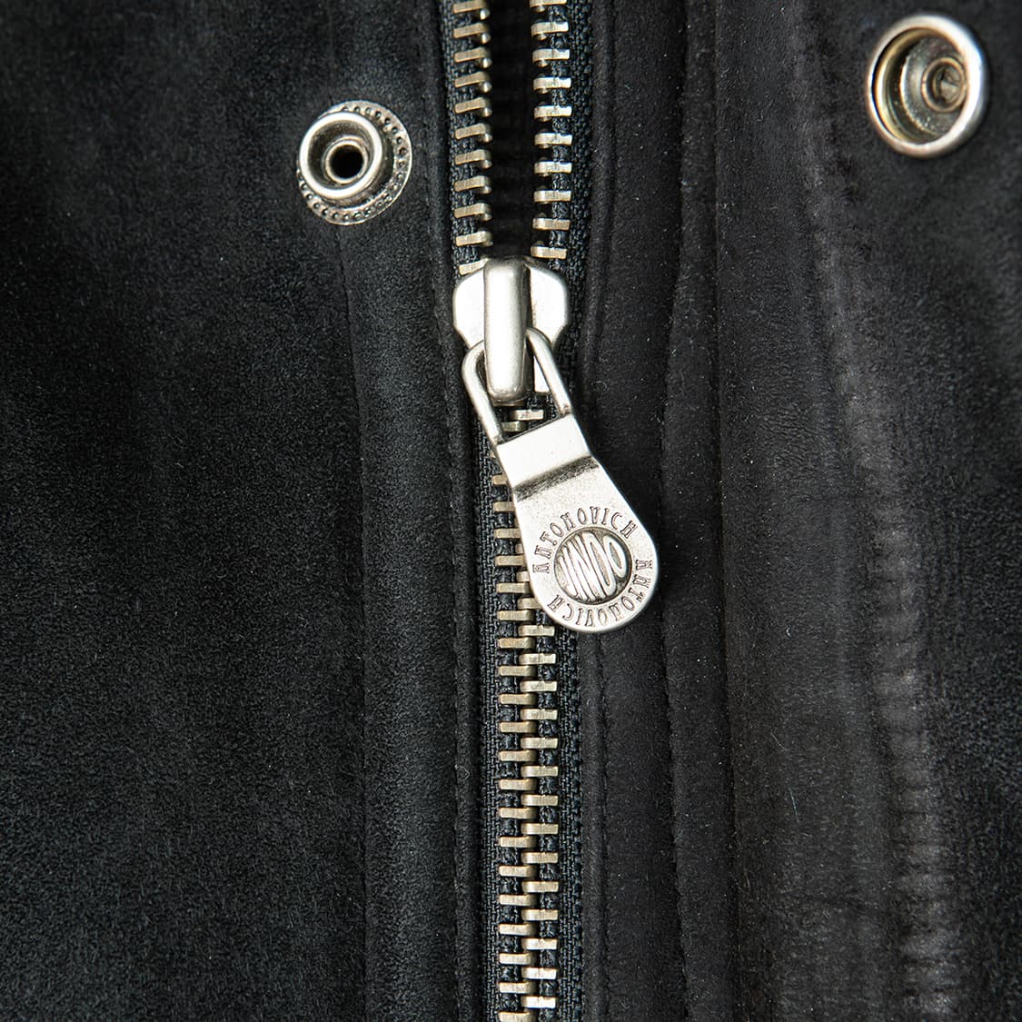 [110] 90s 안토노비치 by 진도모피 양가죽 시어링 베스트 블랙 상품이미지4