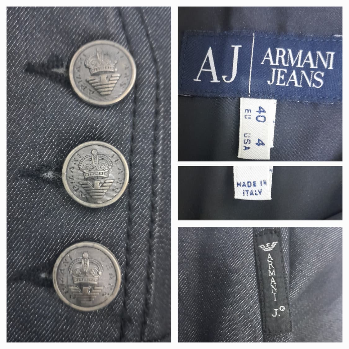 아르마니 진스 뷔스티에 데님 원피스 EU40/US4 상품이미지6