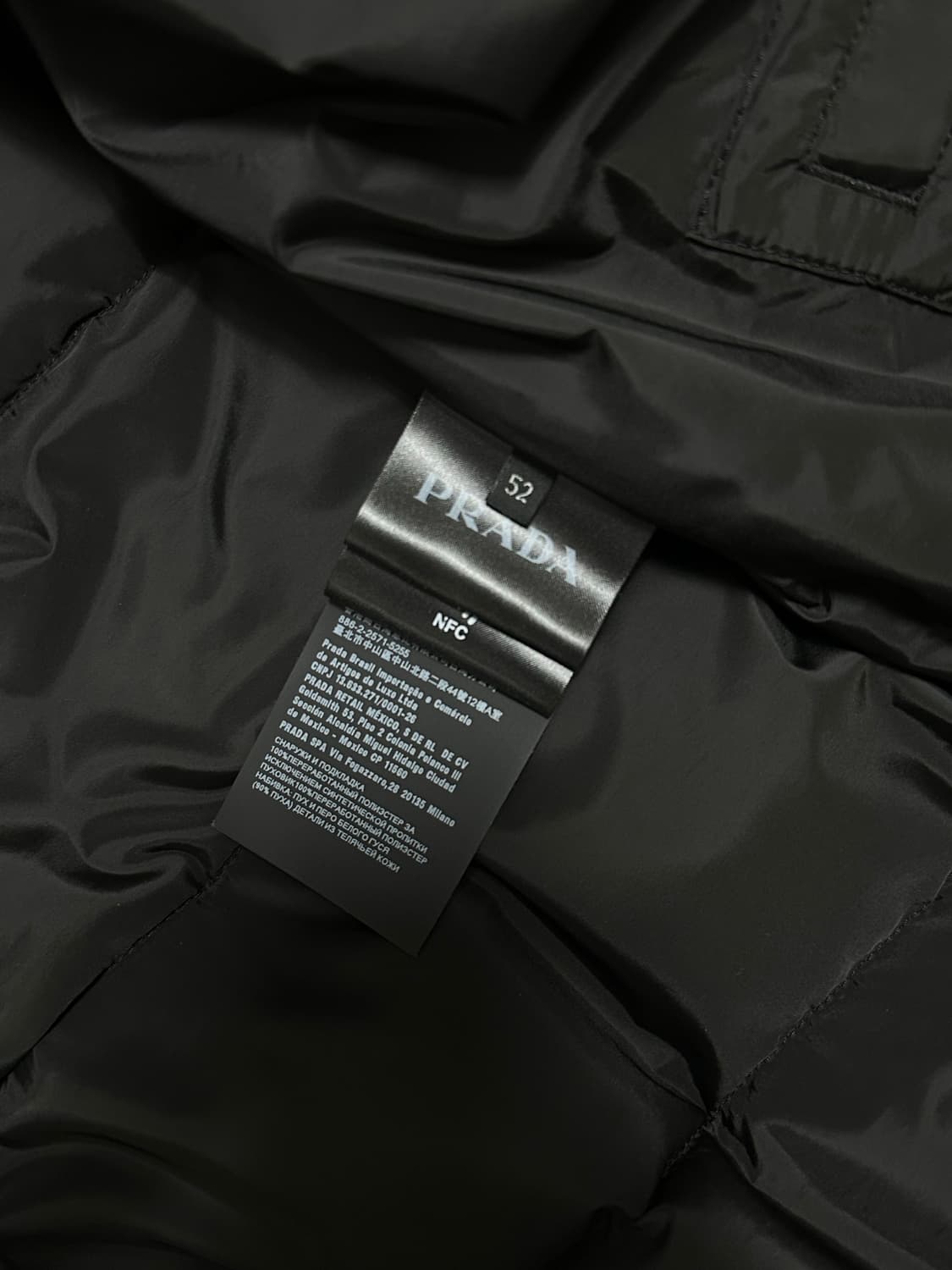 프라다 SGY091 삼각로고 리나일론 패딩 /52 상품이미지4